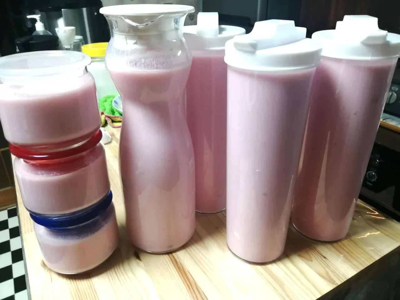 Minha receita de iogurte
