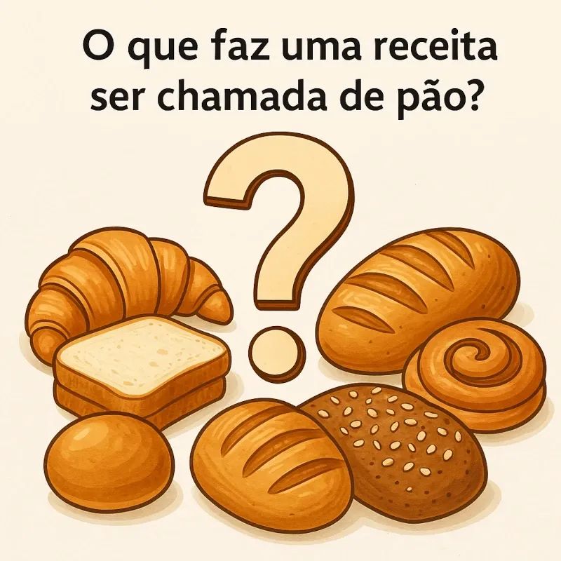 O que faz uma receita ser chamada de pão?