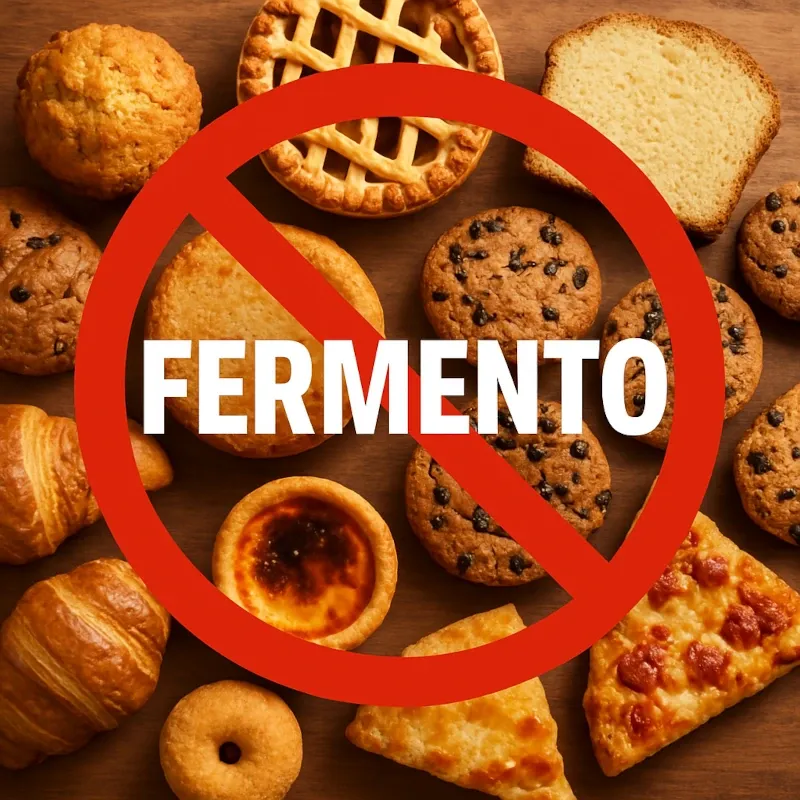Você não precisa de fermento em tudo! 