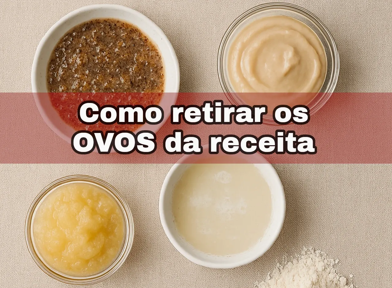 Você não precisa de ovos! Substituições fáceis e funcionais na cozinha