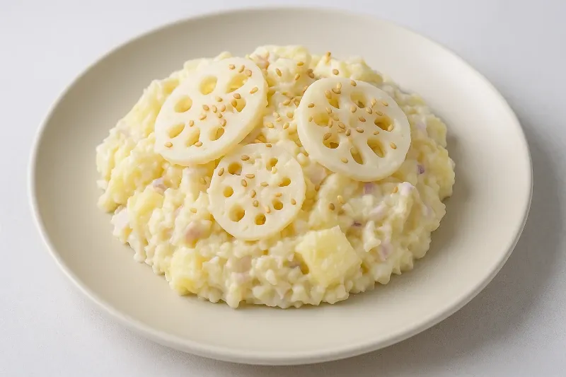 Salada Fria Japonesa com Renkon e Batata