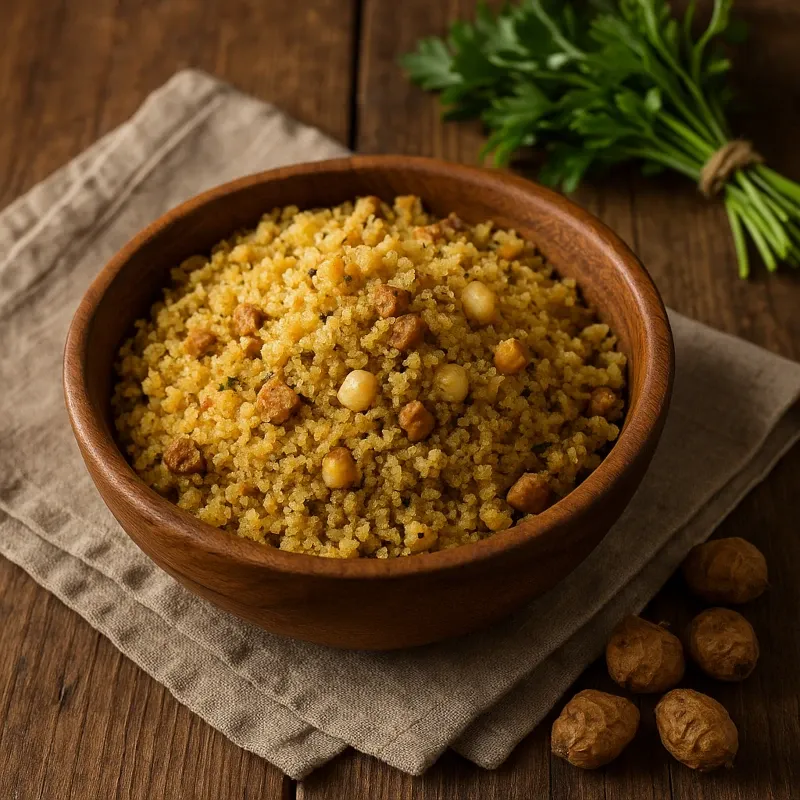 Farofa com Tiririca: da infância no mato para a mesa