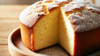 Bolo Simples Sem Lactose e sem Glúten