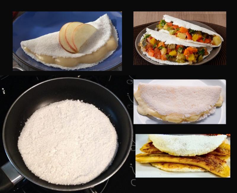 Receita Básica com Goma de Tapioca sem Glútem e sem Lactose